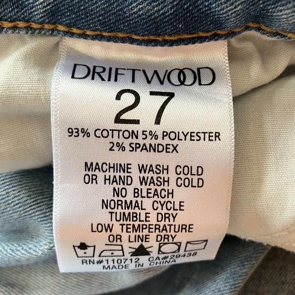 Driftwood Farrah embroidered flare jeans, 27x34 - Picture 5 of 5